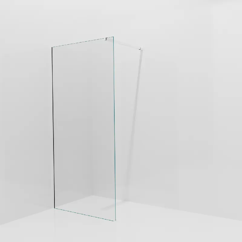 Balmani Modular douche à l‘italienne 100 x 200 cm, Verre extra transparent, avec coating, Profil Chrome brillant