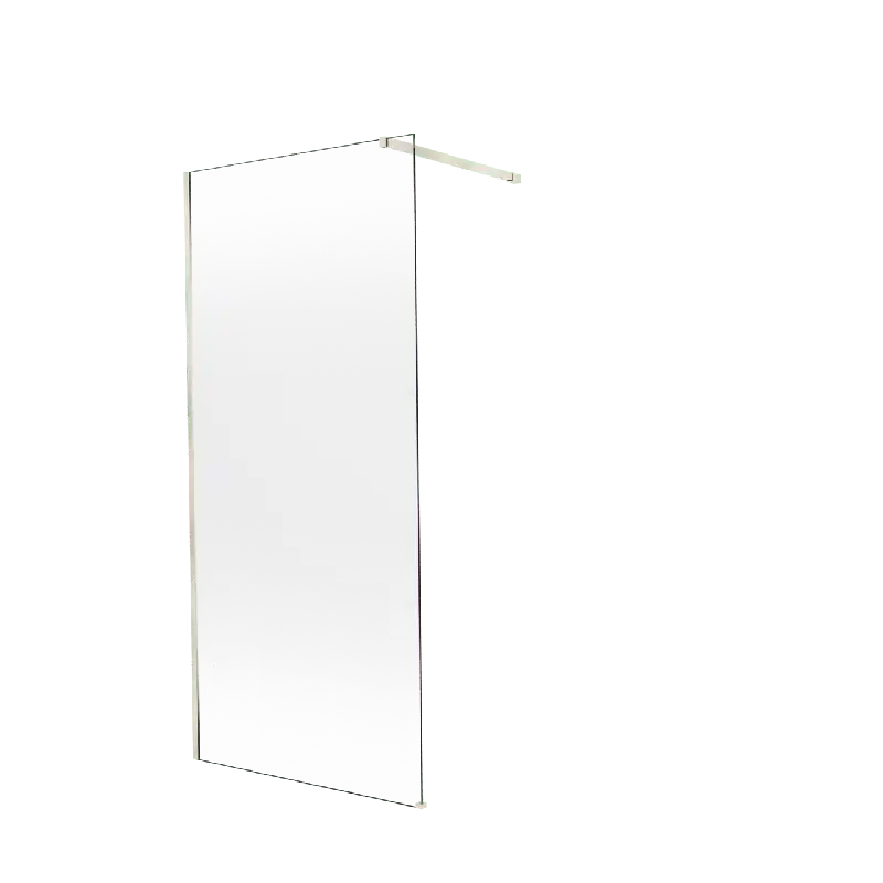Balmani Modular douche à l‘italienne 100 x 200 cm, Permafrost, avec coating, Profil Brushed Champagne Gold