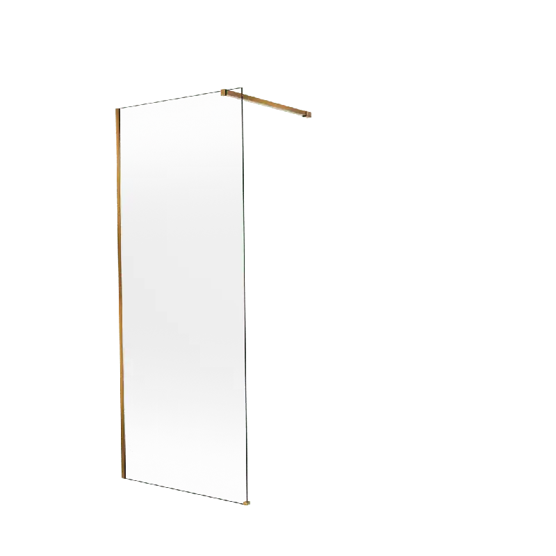 Balmani Modular douche à l‘italienne 90 x 200 cm, Permafrost, avec coating, Profil Brushed Rosegold