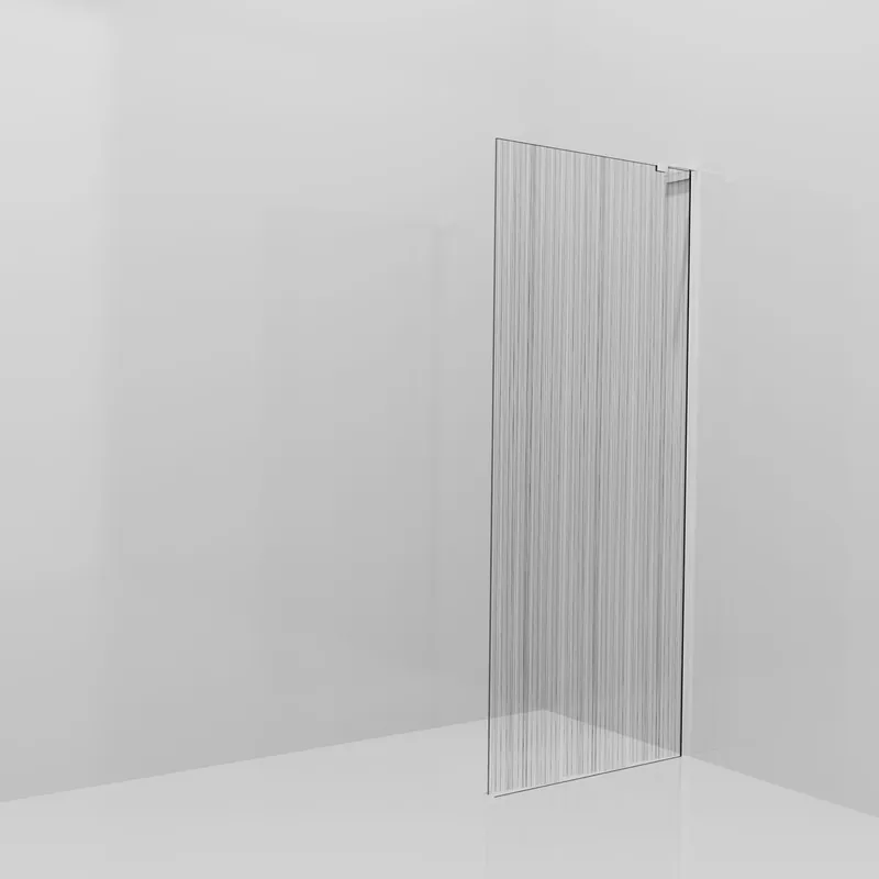 Balmani Modular douche à l‘italienne 90 x 200 cm, Mikado, avec coating, Profil Chrome brillant avec L-Shape