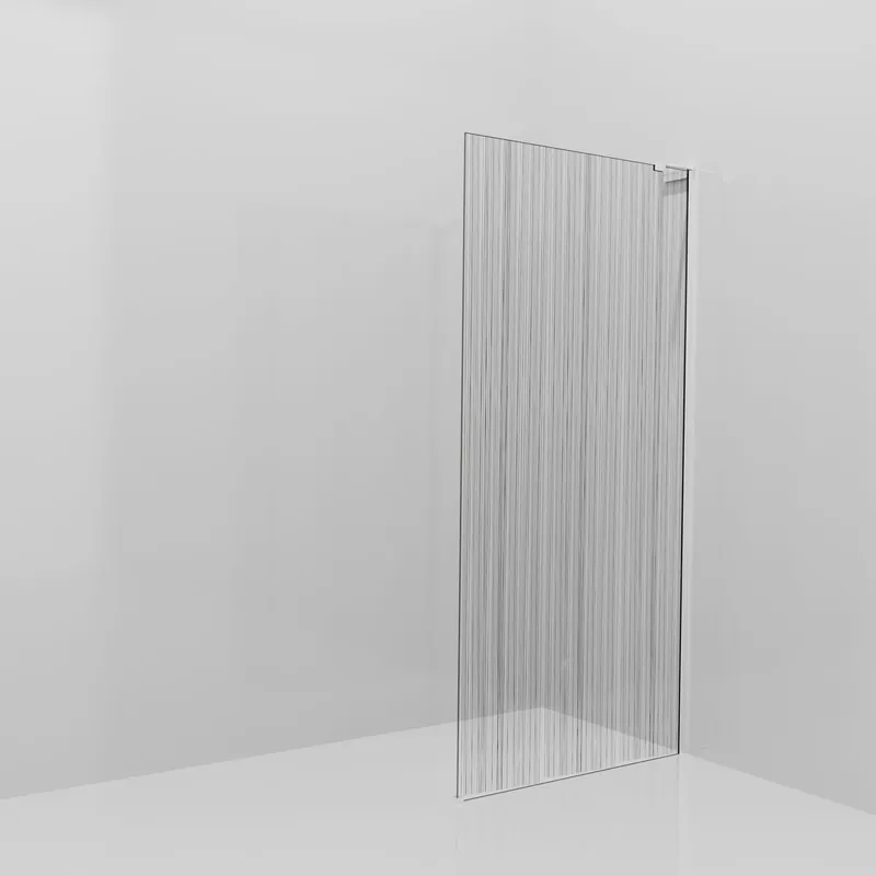 Balmani Modular douche à l‘italienne 100 x 200 cm, Mikado, avec coating, Profil Chrome brillant avec L-Shape