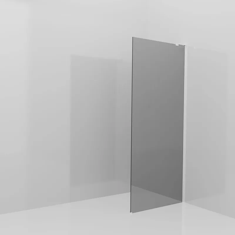 Balmani Modular douche à l‘italienne 90 x 200 cm, Miroir Reflex, avec coating, Profil Chrome brillant avec L-Shape