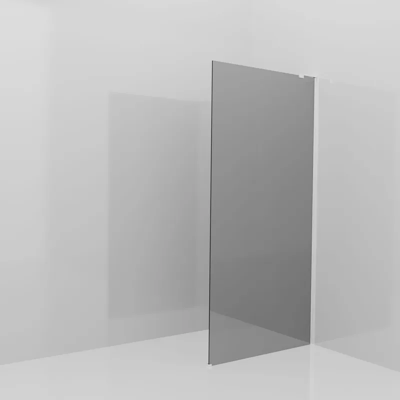 Balmani Modular douche à l‘italienne 100 x 200 cm, Miroir Reflex, avec coating, Profil Chrome brillant avec L-Shape