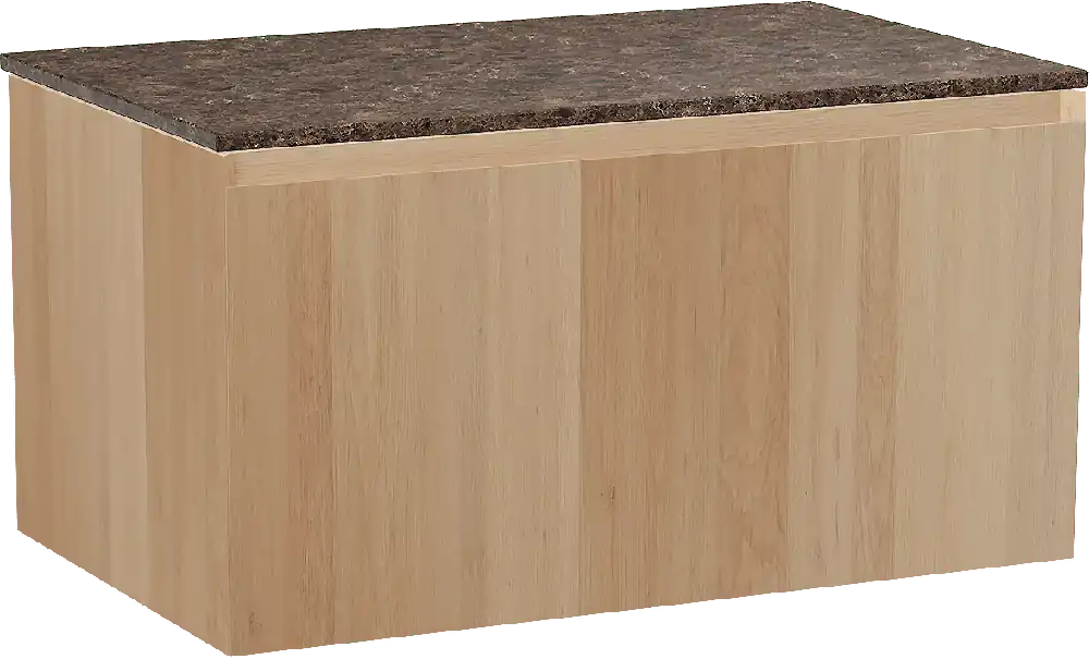 Balmani Idra by Mitra meuble salle de bains suspendu 90 x 55 cm chêne naturel avec Stretto tablette simple en marbre dark emperador