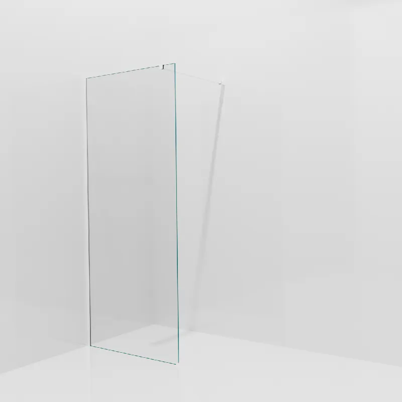 Balmani Modular douche à l‘italienne 90 x 200 cm, Verre transparent, avec coating, Profil Blanc mat