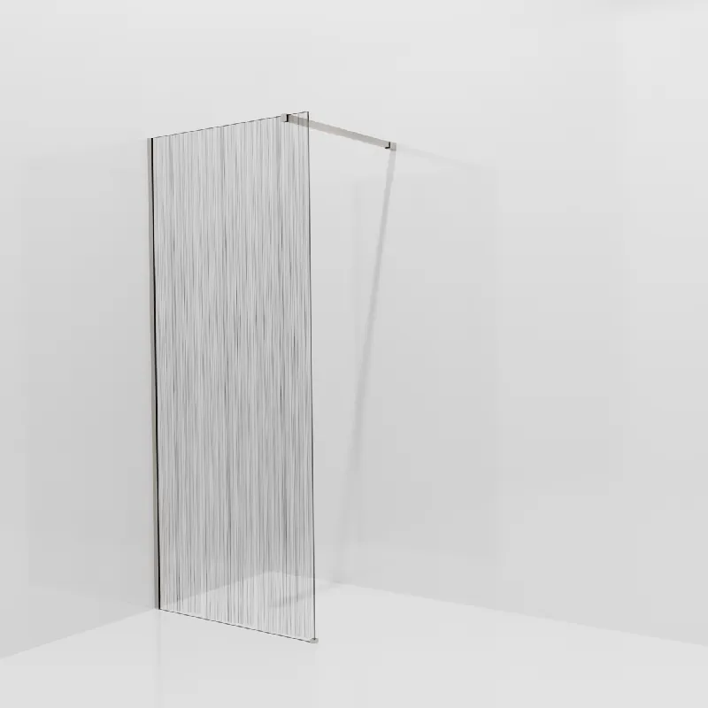 Balmani Modular douche à l‘italienne 90 x 200 cm, Mikado, avec coating, Profil Brushed CoolMetal