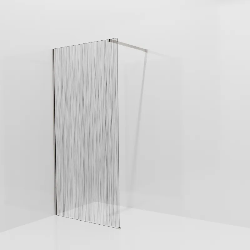 Balmani Modular douche à l‘italienne 100 x 200 cm, Mikado, avec coating, Profil Brushed CoolMetal
