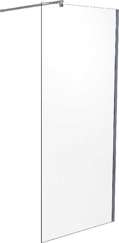 SanyOne douche à l‘italienne 90 x 195 cm verre transparent profil chrome brillant