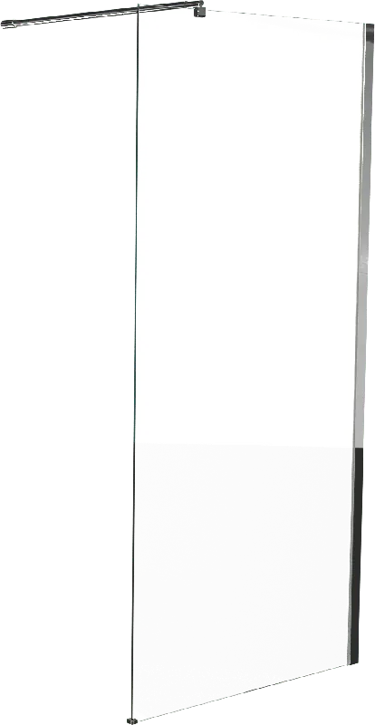 Linie Walk-In douche à l‘italienne 100 x 200 cm verre transparent profil chrome brillant