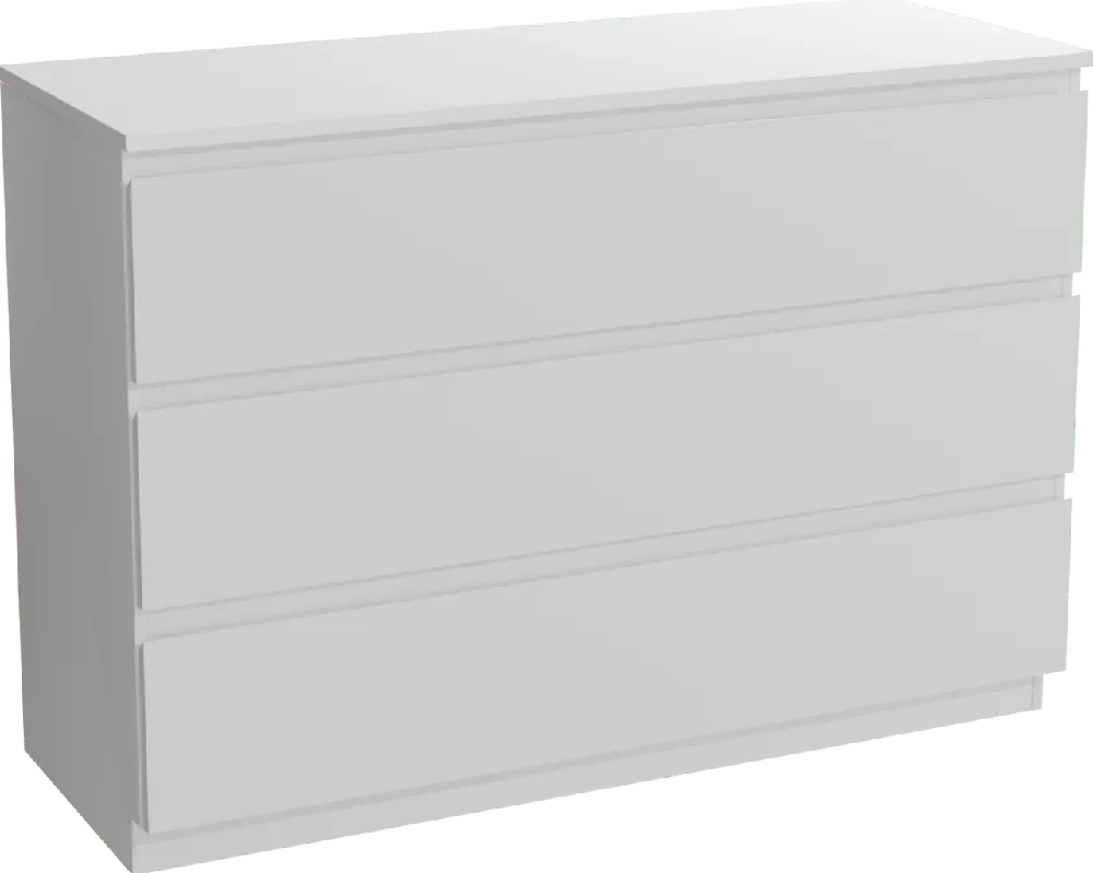 Linie Lado meuble salle de bains à poser 120 x 46 cm blanc mat avec Lado tablette double en marbre composite blanc mat