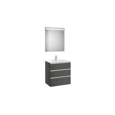 The Gap Pack 3T 700Mm (Unik+Miroir) Blanc Brillant - ROCA A851518806