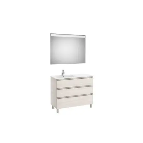 The Gap Pack 3T Lav Gche 1000Mm (Unik+Miroir) City Oak - ROCA A851522402