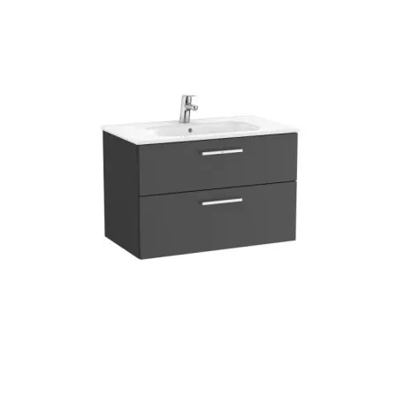 Victoria Unik 2 Tiroirs 800Mm Gris Anthracite - ROCA A851594153