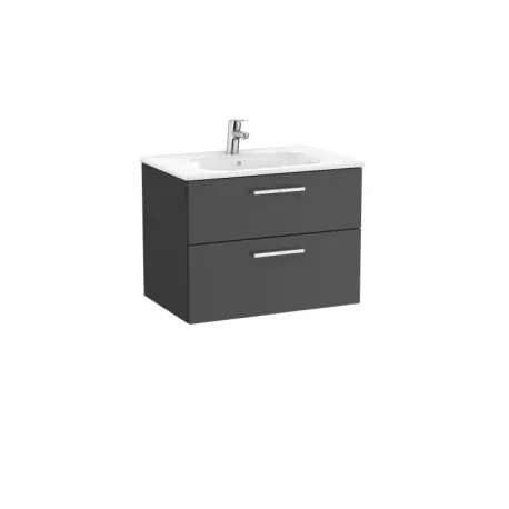 Victoria Unik 2 Tiroirs 700Mm Gris Anthracite - ROCA A851593153
