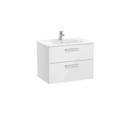 Victoria Unik 2 Tiroirs 700Mm Blanc Brillant - ROCA A851593806