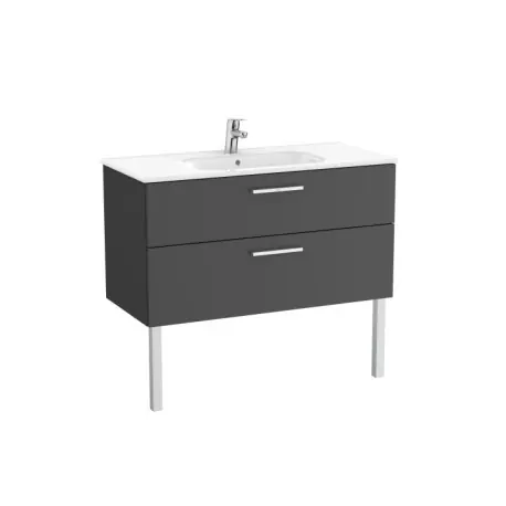 Victoria Unik 2 Tiroirs 1000Mm Gris Anthracite - ROCA A851595153