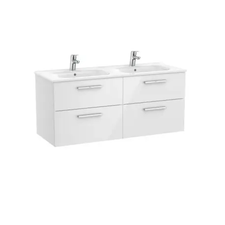 Victoria Unik 2 Tiroirs 1200Mm Blanc Brillant - ROCA A851599806