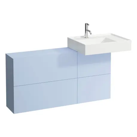 Lavabo Asymétrique Droite K‘Bylaufen 60X46 Grs Mat - LAUFEN H8103347591121