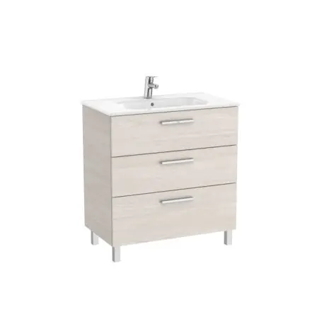 Victoria Unik 3 Tiroirs 800Mm Frêne Nordic - ROCA A851597434