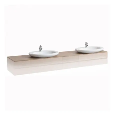 Alessi One Plan De Toilette 2400 Percé Gauche Et Droite - LAUFEN H4246140976301
