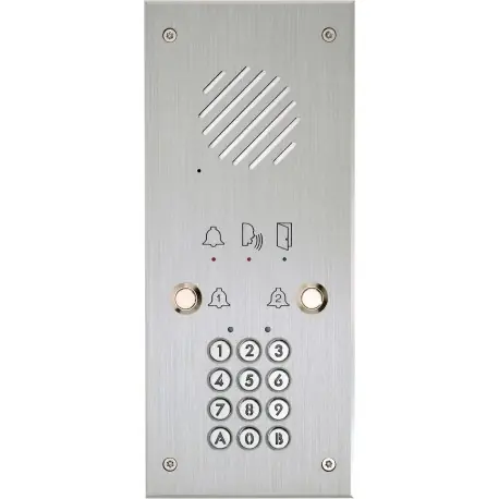 Tli2K Plat.Tel.2Bp+Clavier - AIPHONE TLI2K 120615