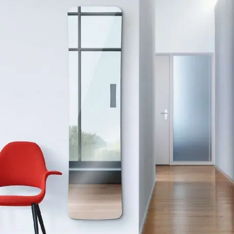 Radiateur seche-serviettes electrique FOLIO GLASS Miroir 800W - TFGM-080-052/FACOVA