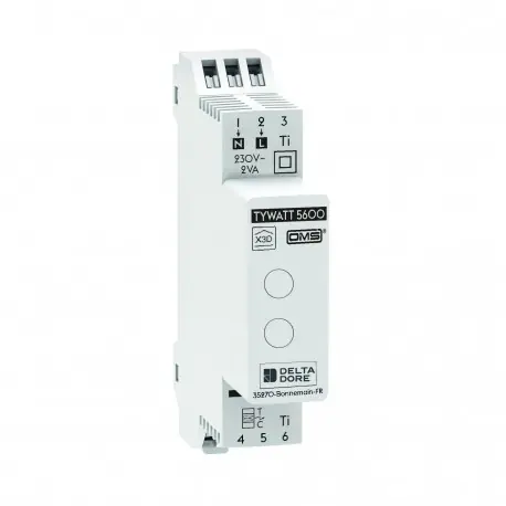 Tywatt 5600 - Capteur de conso électriques modulaire connecté eau et énergie - DeltaDore 6110043