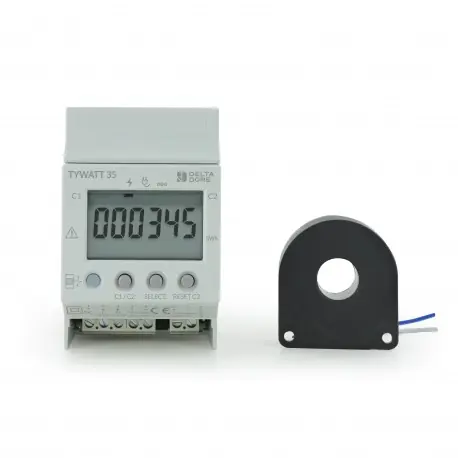 Indicateur de consommation électrique compteur monophasé Tywatt 35 - DeltaDore 6110045