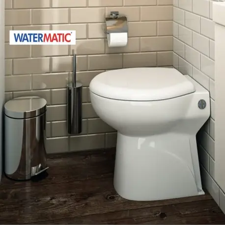 Broyeur et pompe idéal pour les petits espaces et ultra silencieux - WATERMATIC W20SP Silence