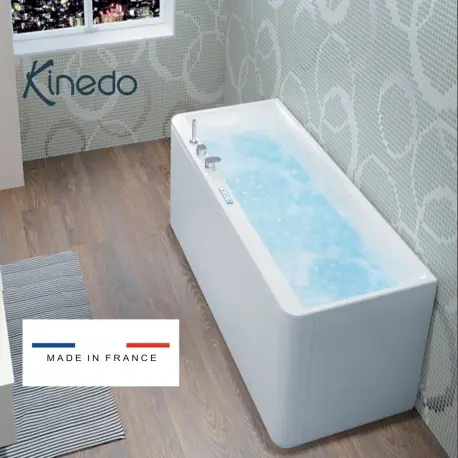 Baignoire balnéo SAMBA MAT 170x70 cm tête à droite SENSATION AIR POOL - KINEDO BSLI170MDSAP1
