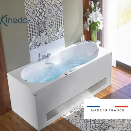 Baignoire balnéo ROMANZA 160x70 cm tête à droite VITALITÉ - KINEDO BROH160BDVIT1