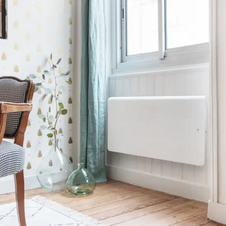 Radiateur Fonte INTUIS AXOO 1500W Bas blanc connecté NEN3095SEEC