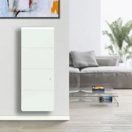 Radiateur Fonte INTUIS AXOO 1500W Vertical blanc connecté NEN3085SEEC