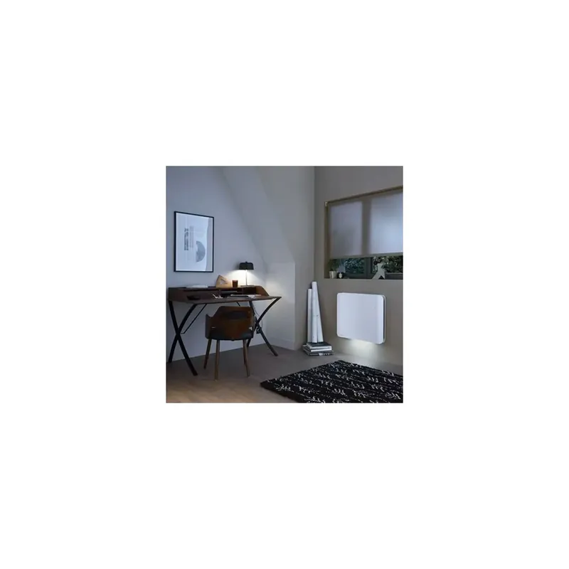 Radiateur Fonte INTUIS DOOK 1000W horizontal blanc connecté NEN3363TCEC