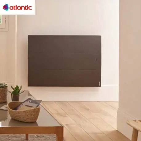 Radiateur Atlantic ONIRIS Gris étoilé 1500W Pilotage Intelligent Connecté Horizontal - 503913