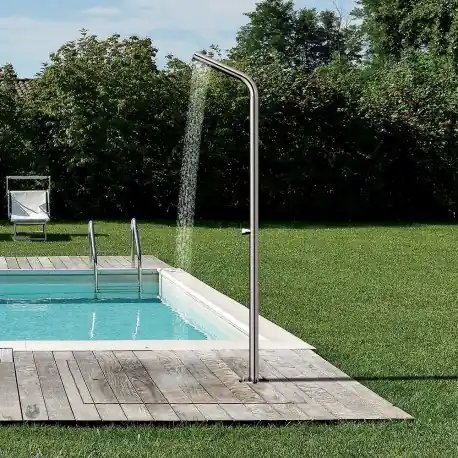 Colonne De Douche De Piscine Outdoor 100 % Inox Ø 60 Progressive - WX71428 CRISTINA ONDYNA