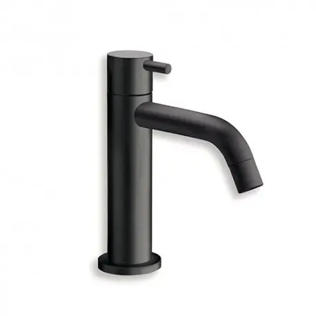 Robinet Lave Mains Eau Froide Chromé Noir - TV24072 CRISTINA ONDYNA