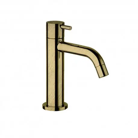 Robinet Lave Mains Eau Froide Or Brossé - TV24096P CRISTINA ONDYNA