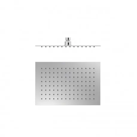 Douche acier inoxydable de tête anticalcaire à rotule 300x20 Chromé - TRES 134315007
