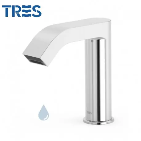 Robinet électronique de lavabo une seule eau Chromé - TRES 39210305