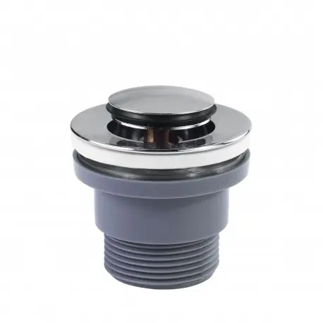 Bonde de lavabo avec trop‑plein diam 37 mm CLICK‑CLACK Chromé - TRES 134215026