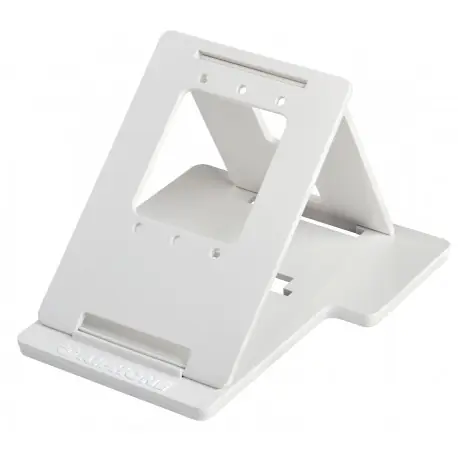 Support bureau blanc pour tout moniteur mains libres écran 3,5 ou 7‘‘ - AIPHONE MCWSB