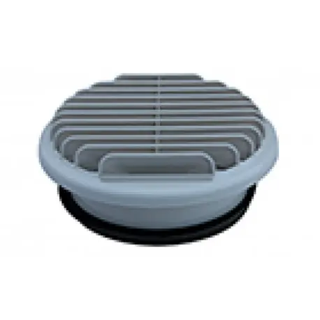 Entrée / sortie d‘air murale PVC beige Ø160mm pour chauffe-eau thermodynamique - Atlantic 464043