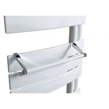 Barre support blanc pour sèche-serviettes tubes ronds - Atlantic 850219