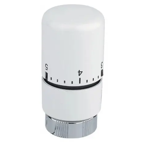Tête thermostatique pour sèche-serviettes blanche - Atlantic 850322