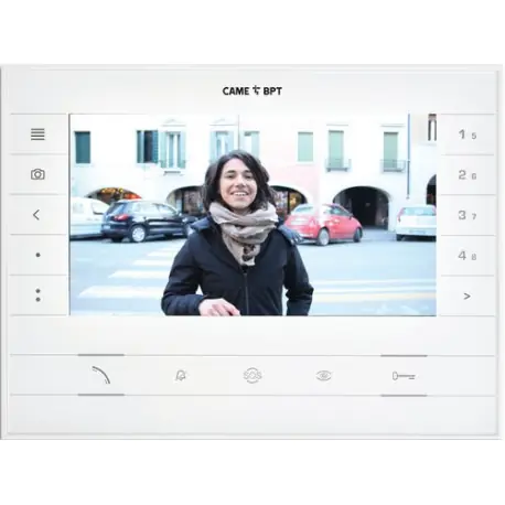 Moniteur FUTURA X2 WH BF Vidéo 7" Couleur main libre "mémoire" - CAME 62100610