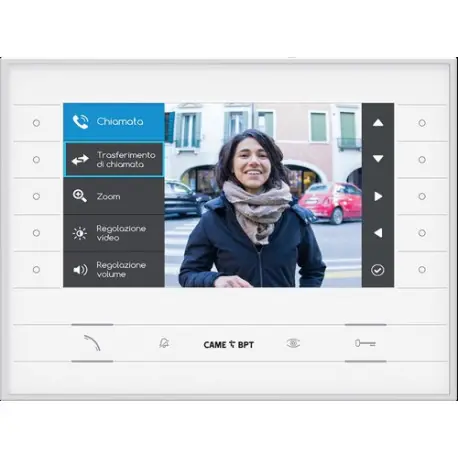 Moniteur FUTURA X1 WH BF Vidéo 7" Couleur main libre - CAME 62100590