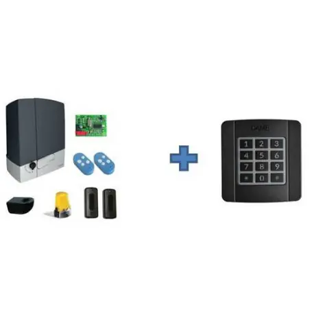 Kit FAST70 24V Connect + Clavier codé radio - CAME FRU0134