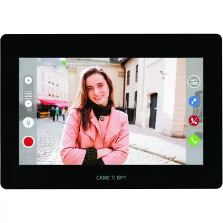 Portier vidéo mains libres 100% tactile - CAME 840CH-0070