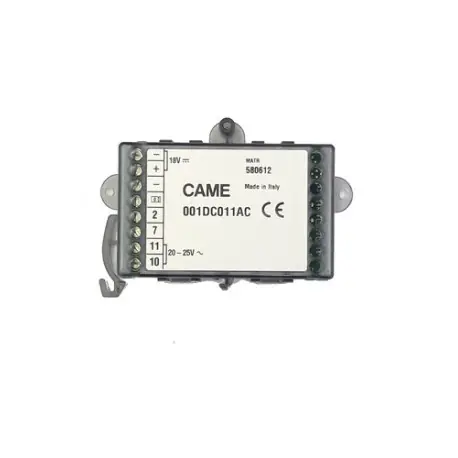 Convertisseur de tension 24VAC/18VDC - 1A - CAME 840EC-0010